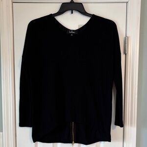 🖤LULU’S LONG SLEEVE KNIT TOP in Black Size Medium